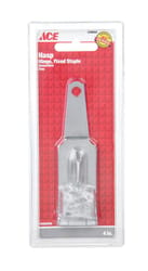 Ace Zinc 4 in. L Fixed Staple Hinge Hasp