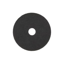 3M 17 in. D Non-Woven Natural/Polyester Fiber Floor Pad Disc Black