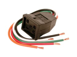 Dial 1-1/2 in. H X 5-1/2 in. W Muticolored Motor Receptacle