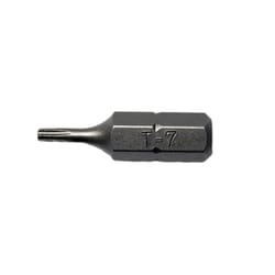 Century Drill & Tool Star T7 X 1 in. L Screwdriver Bit S2 Tool Steel 1 pc