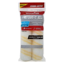 Wooster Pro/Doo-Z Woven 6-1/2 in. W X 3/8 in. Jumbo-Koter Paint Roller Cover 2 pk