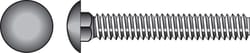 Hillman 1/2 in. X 4-1/2 in. L Hot Dipped Galvanized Steel Carriage Bolt 25 pk