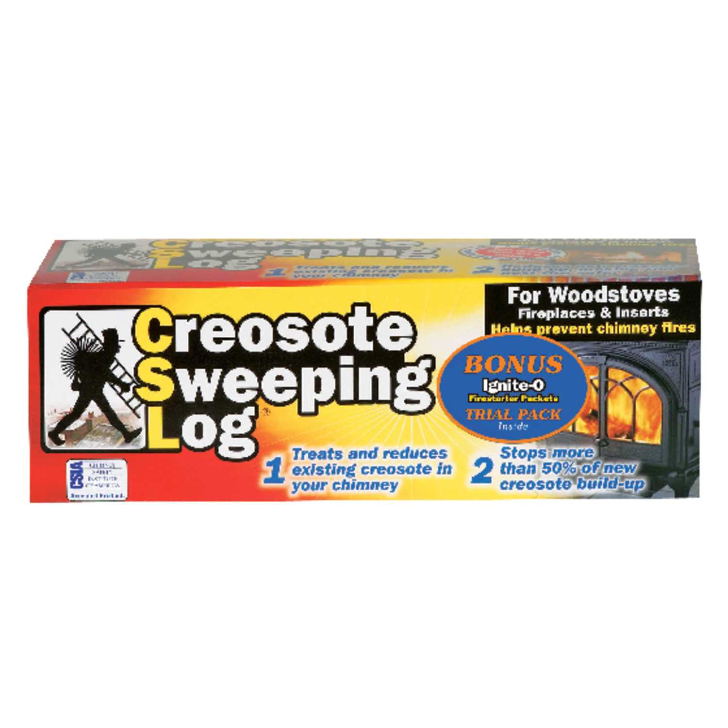 CSL Creosote Sweeping Fire Log 1 pk - Ace Hardware