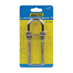 Seachoice Stainless Steel 2-1/4 in. L Bow Eye 1 pk