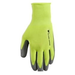 Wells Lamont Men's Indoor/Outdoor Hi-Viz Work Gloves Gray/Yellow L 1 pair