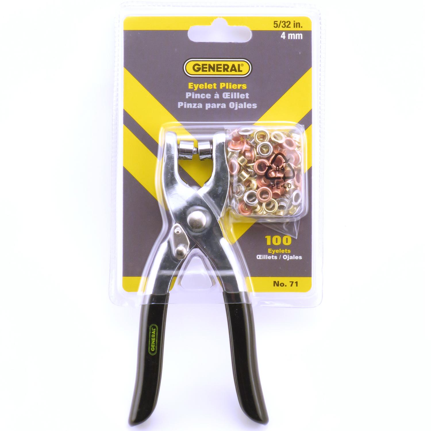 eyelet setting pliers