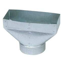 Imperial 10 in. H X 6 in. W Silver Galvanized Steel