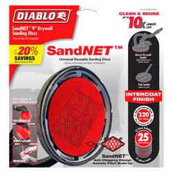 Diablo SandNet 9 in. L X 9 in. W Ceramic 320 Grit Ultra Fine Drywall Sand Pad