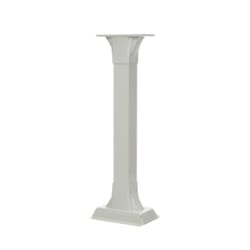 Architectural Mailboxes Callaway 41 in. Powder Coated White Aluminum/Steel Mailbox Post