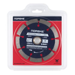 Norske 4-1/2 in. D X 5/8 and 7/8 in. Diamond Segmented Rim Diamond Saw Blade 1 each