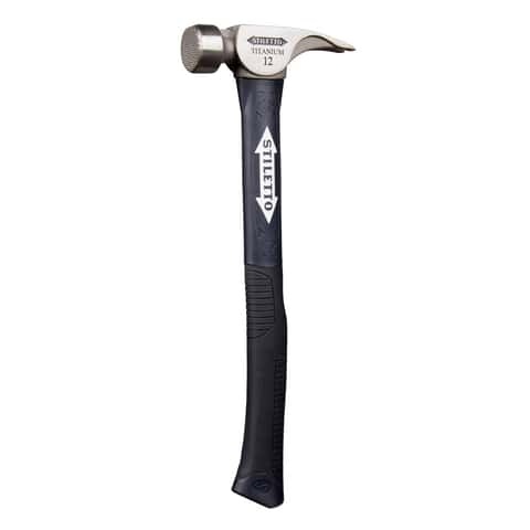 Boss Hammers 12oz Titanium Fiberglass Handle Hammer Smooth Face