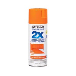 Rust-Oleum Painter's Touch 2X Ultra Cover Gloss Real Orange Paint+Primer Spray Paint 12 oz