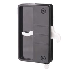 Ace Black Plastic Sliding Door Latch 1 pc