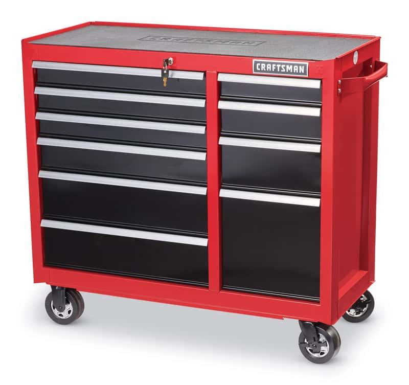 Craftsman 41 in. 10 drawer Metal Rolling Tool Cabinet 39-1/2 in. H X 18 in.  D