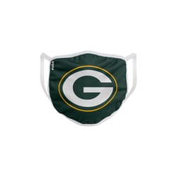 FOCO Household Multi-Purpose Green Bay Packers Face Mask Multicolored 1 pk