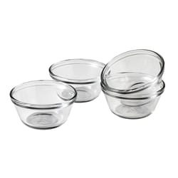 Anchor Hocking 4.00 in. W X 4.00 in. L Custard Cups Clear