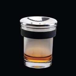 Joie Silver Zinc Alloy/Silicone Cocktail Shaker Lid