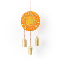 Matr Boomie Henna Treasure Multi-color Metal 5 in. Sun Bell Chimes