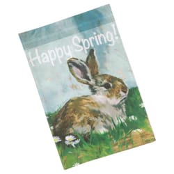 Sullivans Brown Bunny Garden Flag 12.25 in. H X 25 in. W X 18.5 in. L