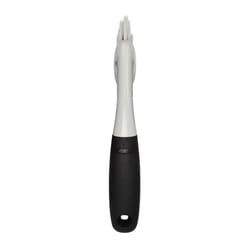 OXO Good Grips 2 in. W Hard Bristle 10 in. Plastic/Rubber Handle Grout Brush