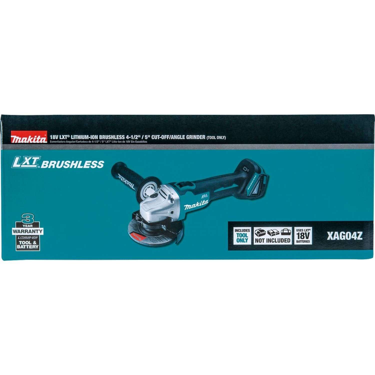 Makita 18V LXT Li-Ion Cordless 4 - 1/2 in Cut - Off/Angle Grinder