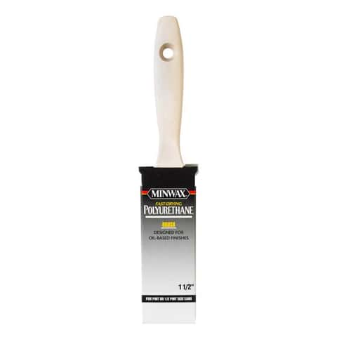 Magnolia Brush 8in White Nylon Utility Brush, Wind-lock