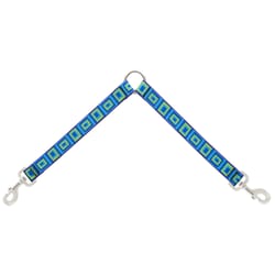 LupinePet Original Designs Multicolor Sea Glass Nylon Dog Coupler