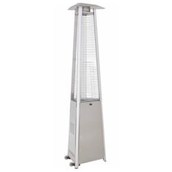 Hiland 38000 BTU Propane Stainless Steel Pyramid Patio Heater 10 sq ft