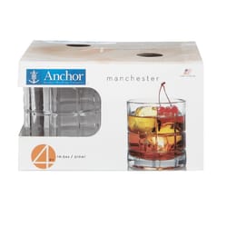 Anchor Hocking Clear Glass Glassware Set 4 pk