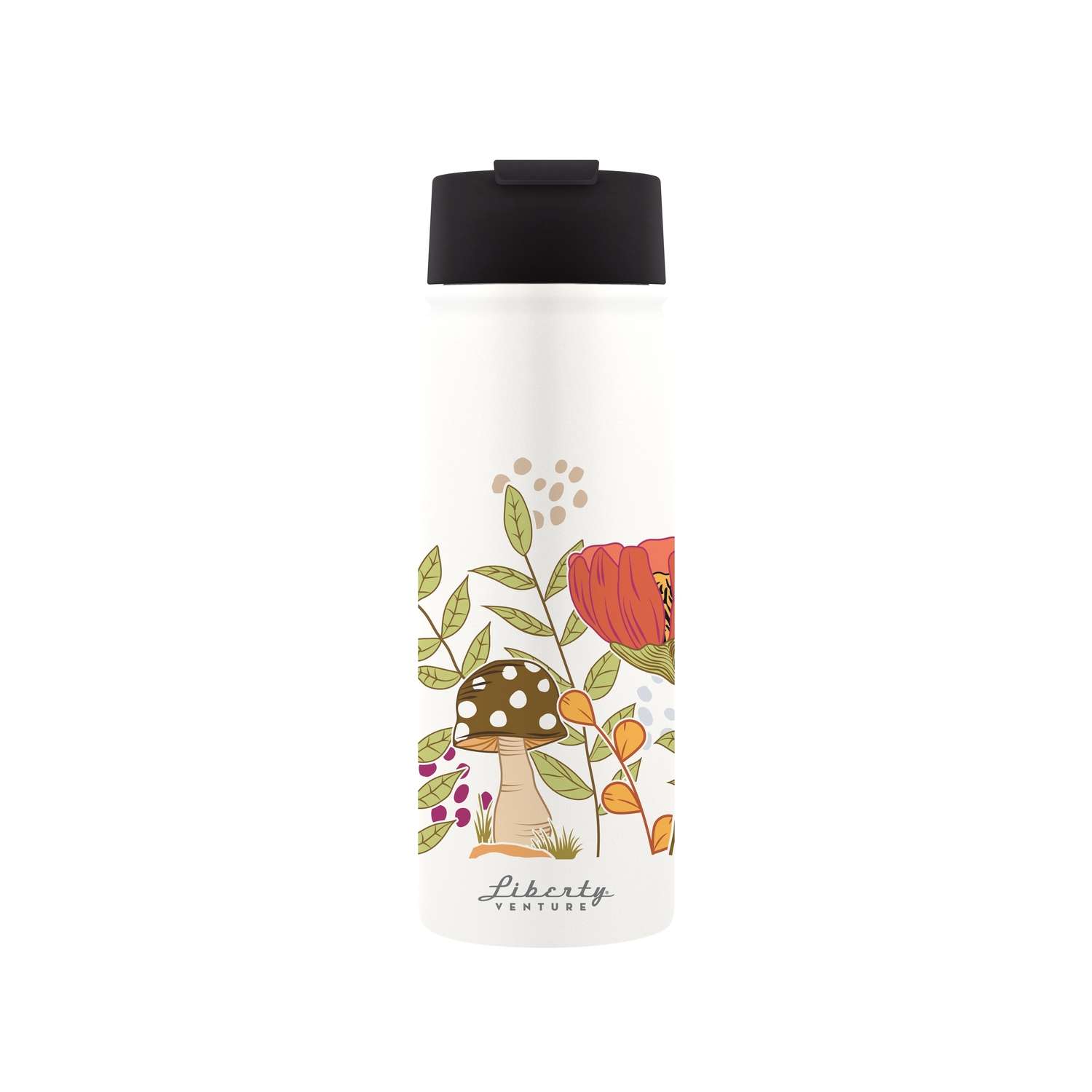 Liberty Insulated - Charcoal Water Bottle - Hot for 12, Cold for 24 12 oz