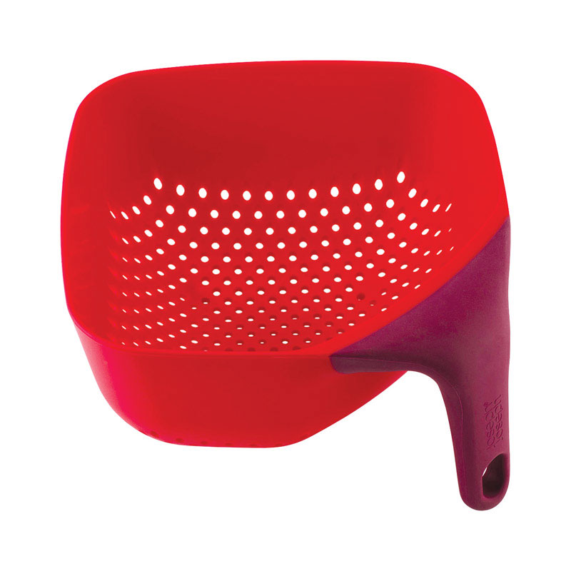 EAN 5028420400601 product image for Joseph Joseph 8-1/2 in. W x 8-1/2 in. L Red Colander with Side Handle | upcitemdb.com