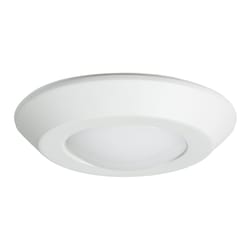 Halo BLD4 Series Matte White 4 in. W Aluminum LED Recessed Surface Mount Light Trim 10.3 W