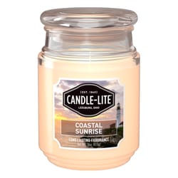 Candle-Lite Yellow Coastal Sunrise Scent Candle 18 oz