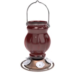 Nature's Way Hummingbird 25 oz Glass/Metal Antique Nectar Bird Feeder 5 ports