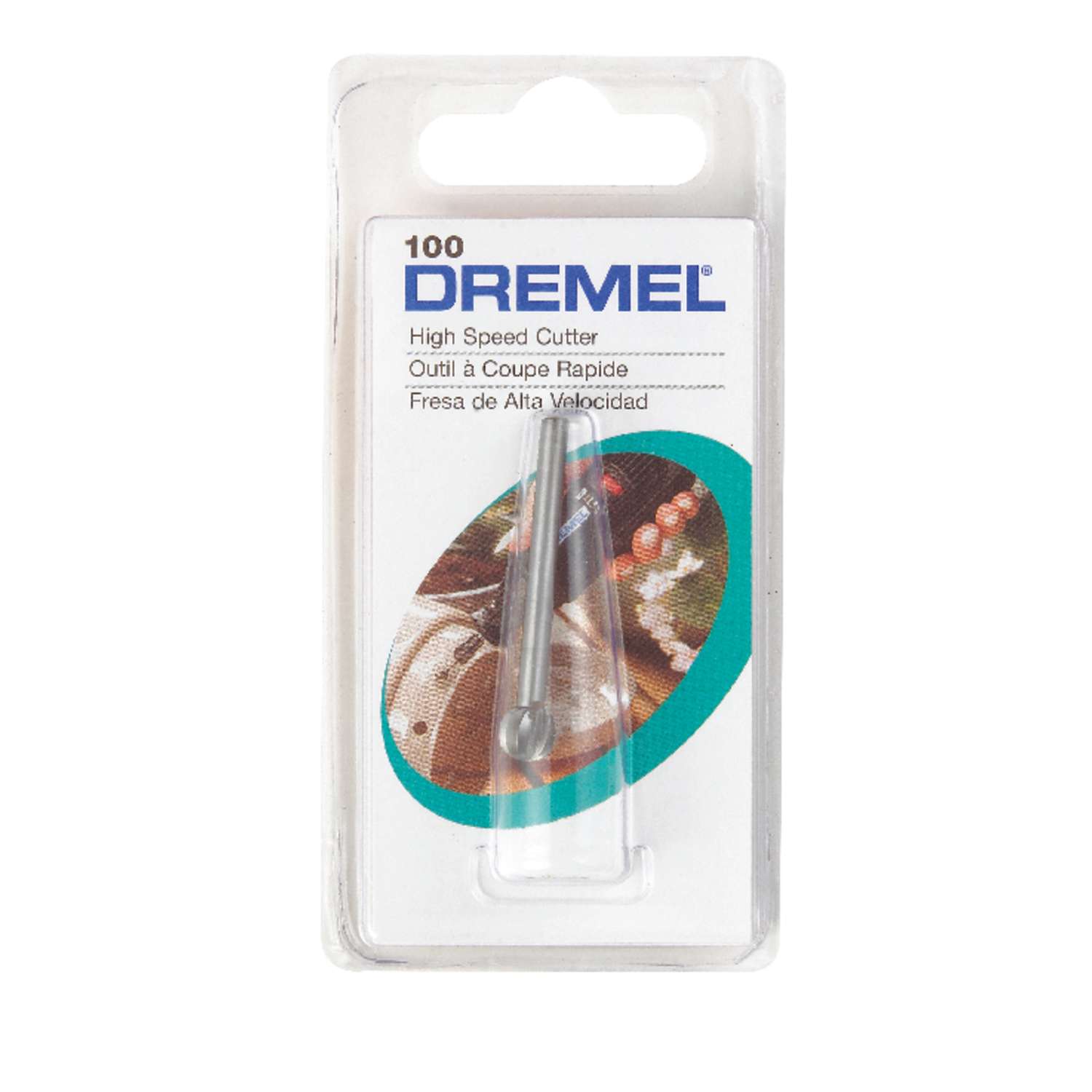 Dremel 1/4 in. x 11/2 in. L x 1/8 in. Dia. Steel High Speed Cutter 1