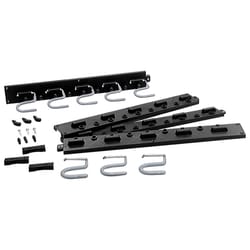 Crawford 64 in. L Black Plastic Smart Storage Rack Rack 50 lb. cap. 1 pk