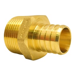 Apollo 1 in. PEX Barb in to X 3/4 in. D MPT Brass Reducing Adapter