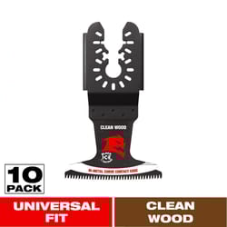 Diablo 2-1/2 in. W Bi-Metal Curved Contact Edge Oscillating Blade Clean Wood 10 pk