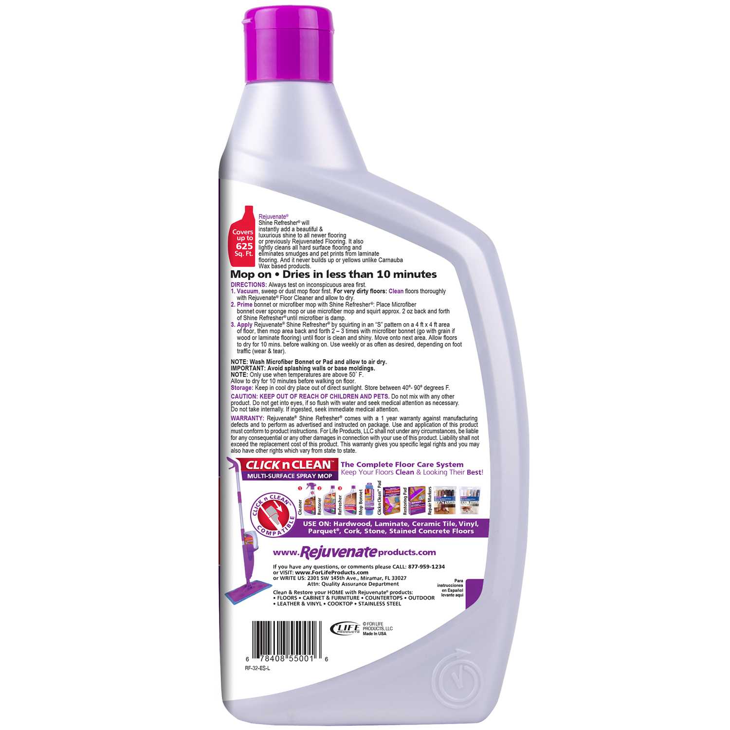 Rejuvenate Semi Gloss Floor Polish Liquid 32 Oz Ace Hardware