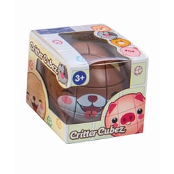 Playmaker Toys Dog Critter Cubez Brown