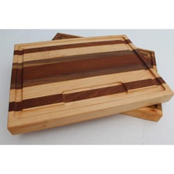 Cherry Wood Cutting Board Handled Serving Tray (20 x 9.5 x 1.5in)
