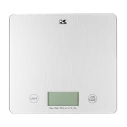 Kalorik Silver Digital Kitchen Scale 22 lb