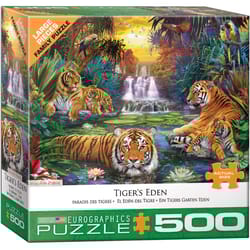 Eurographics Jan Patrik Tiger's Eden Jigsaw Puzzles Multicolored 500 pc