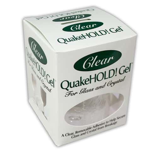 Quake Hold Gel for Glass and Crystal, Clear - 4 oz