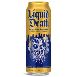 Liquid Death Iced Tea Lemonade Bottled Tea 19.2 oz 1 pk