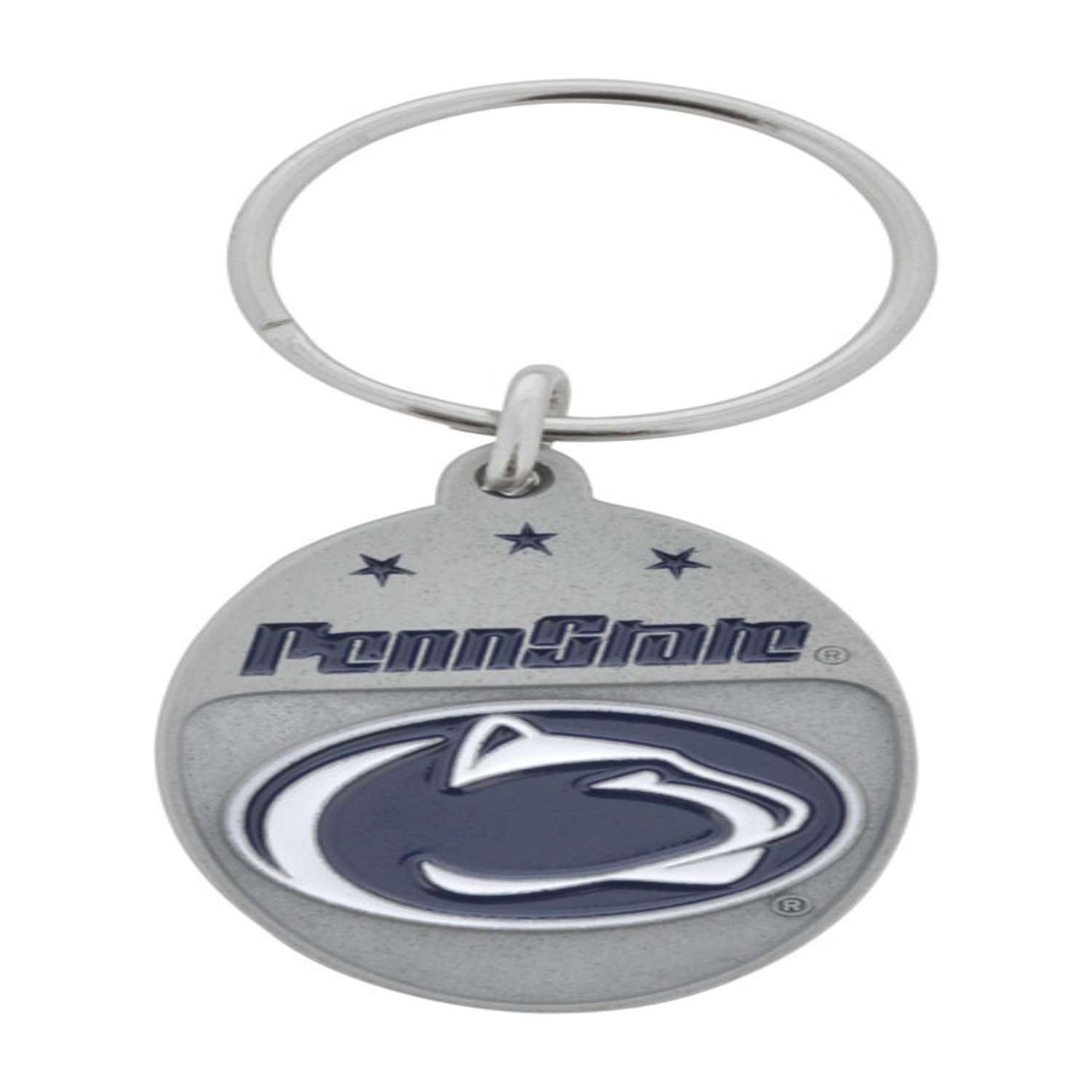 Hillman NCAA Tempered Steel Blue Split Ring Keychain - Ace Hardware