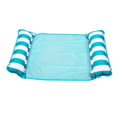 Aqua Assorted Fabric/Mesh Inflatable 4-in-1 Monterey Hammock Pool Lounge