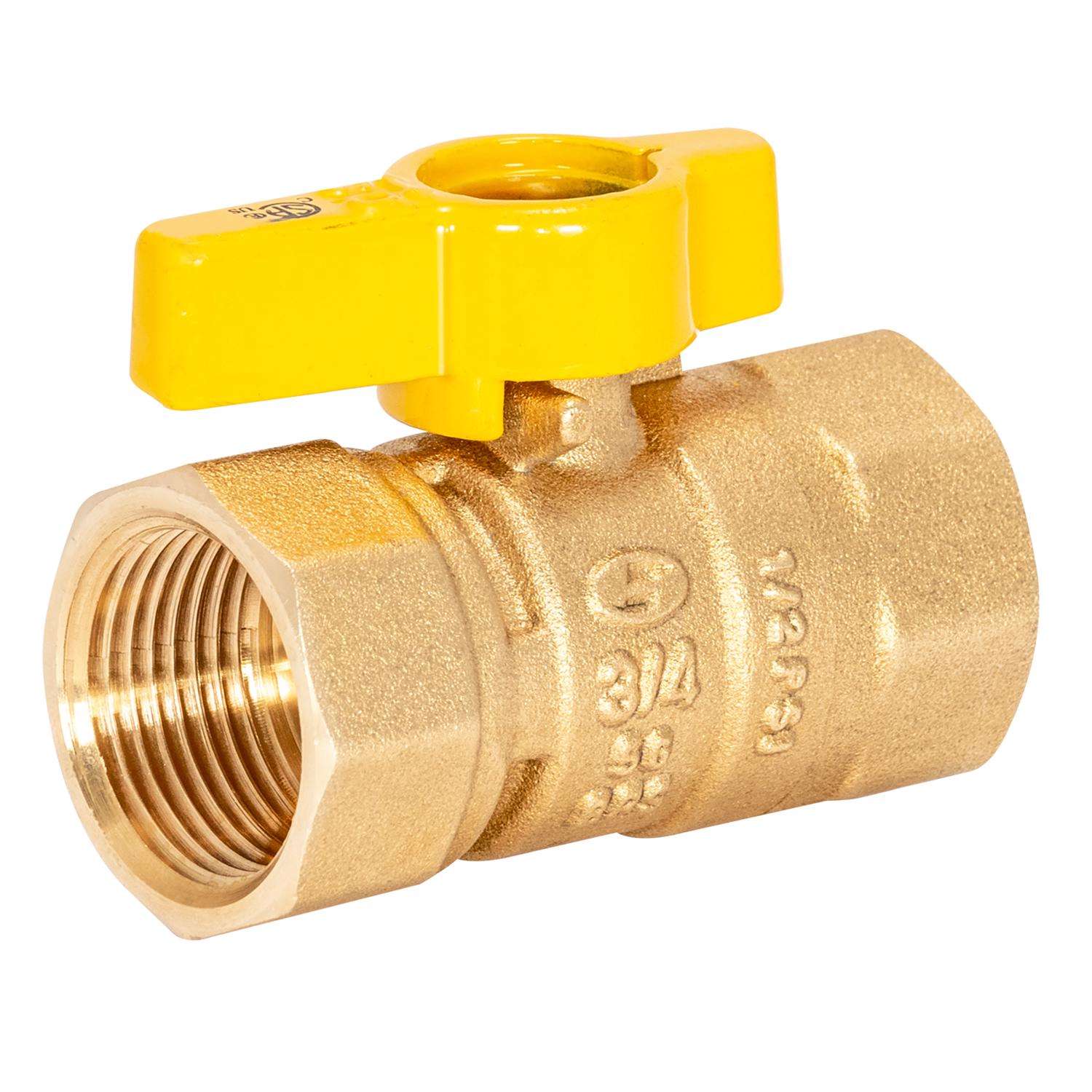 Eastman 3/4 in. Brass FIP Gas Ball Valve Ace Hardware