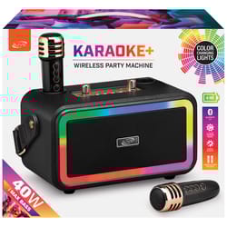 iLive Wireless Bluetooth Karaoke Microphone Speaker