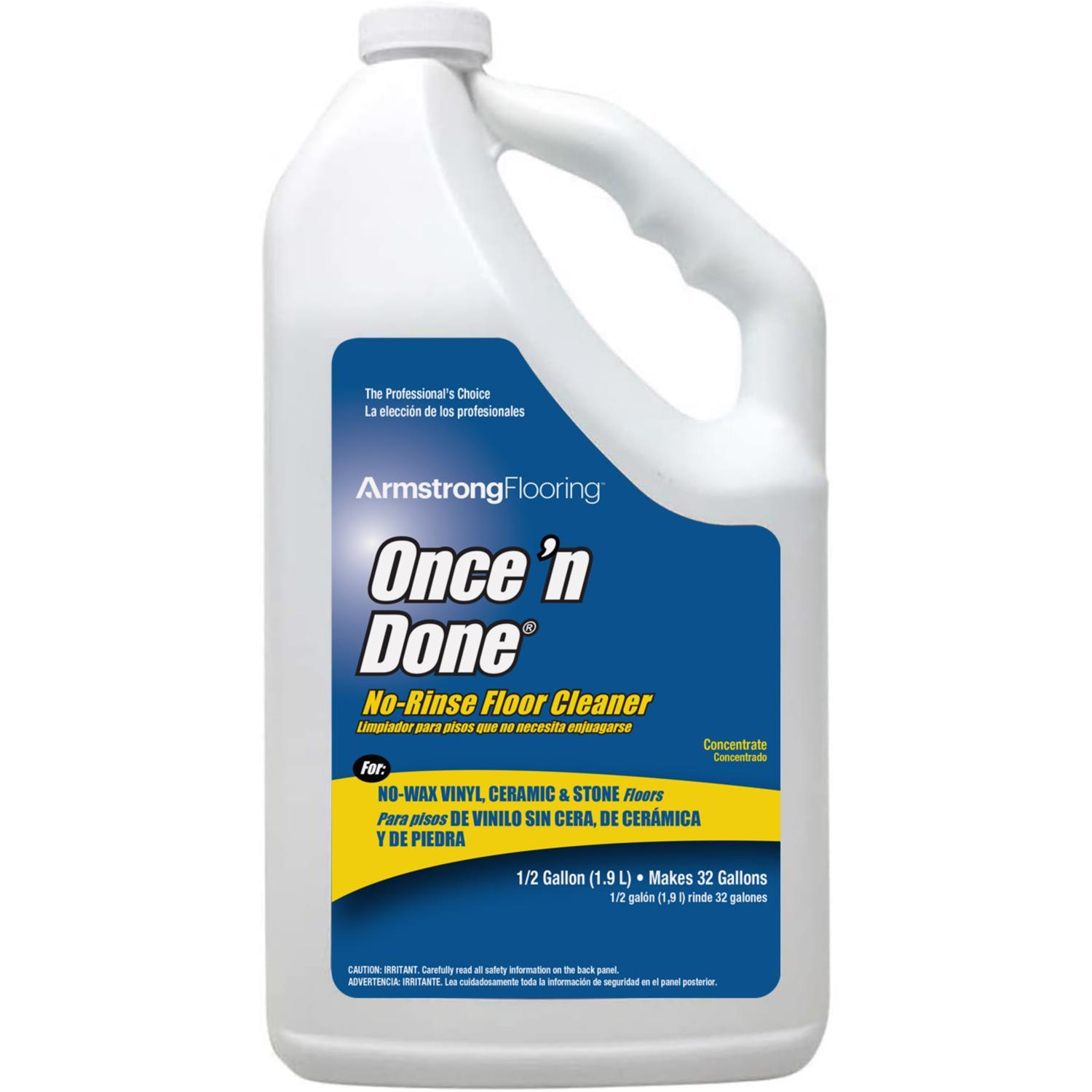 Armstrong Once'N Done Floor Cleaner Liquid 64 oz Mfr